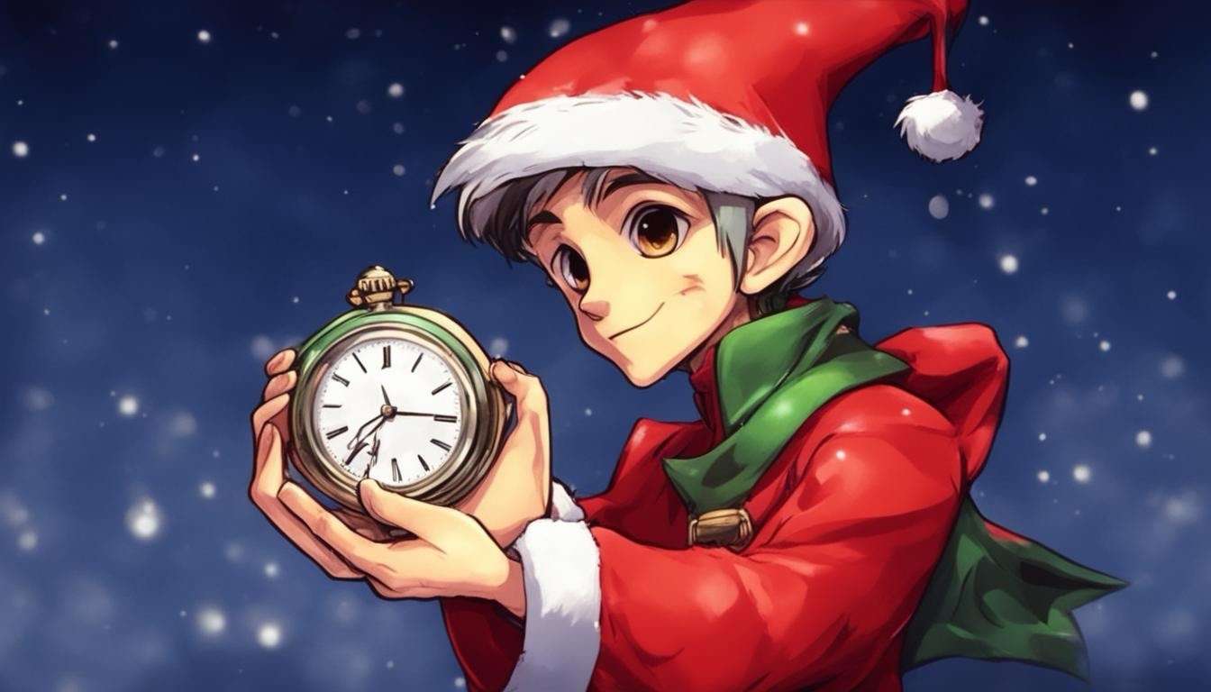 Elf noworoczny puzzle online