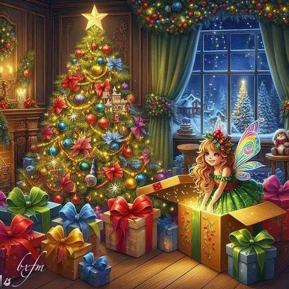 Bajkowe Święta Bożego Narodzenia puzzle online