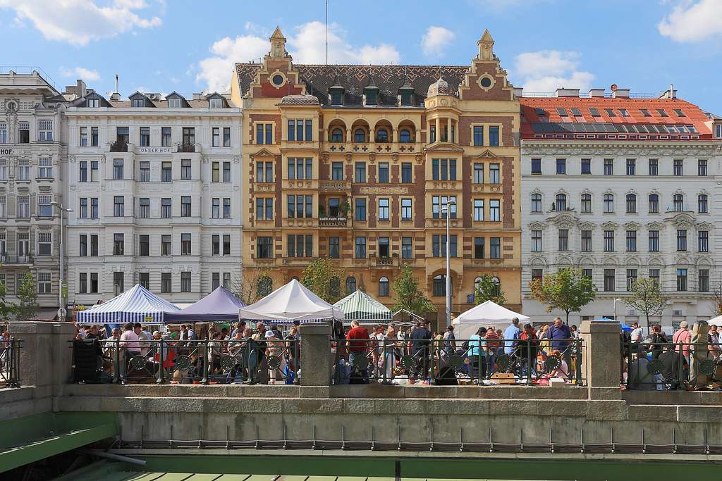 Pchli targ w Wiedniu Dolna Austria puzzle online