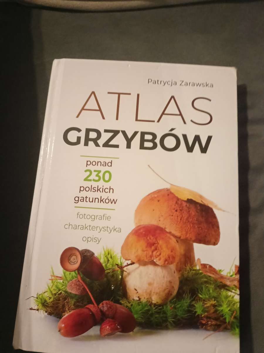 Okładka od atlasu grzybów puzzle online