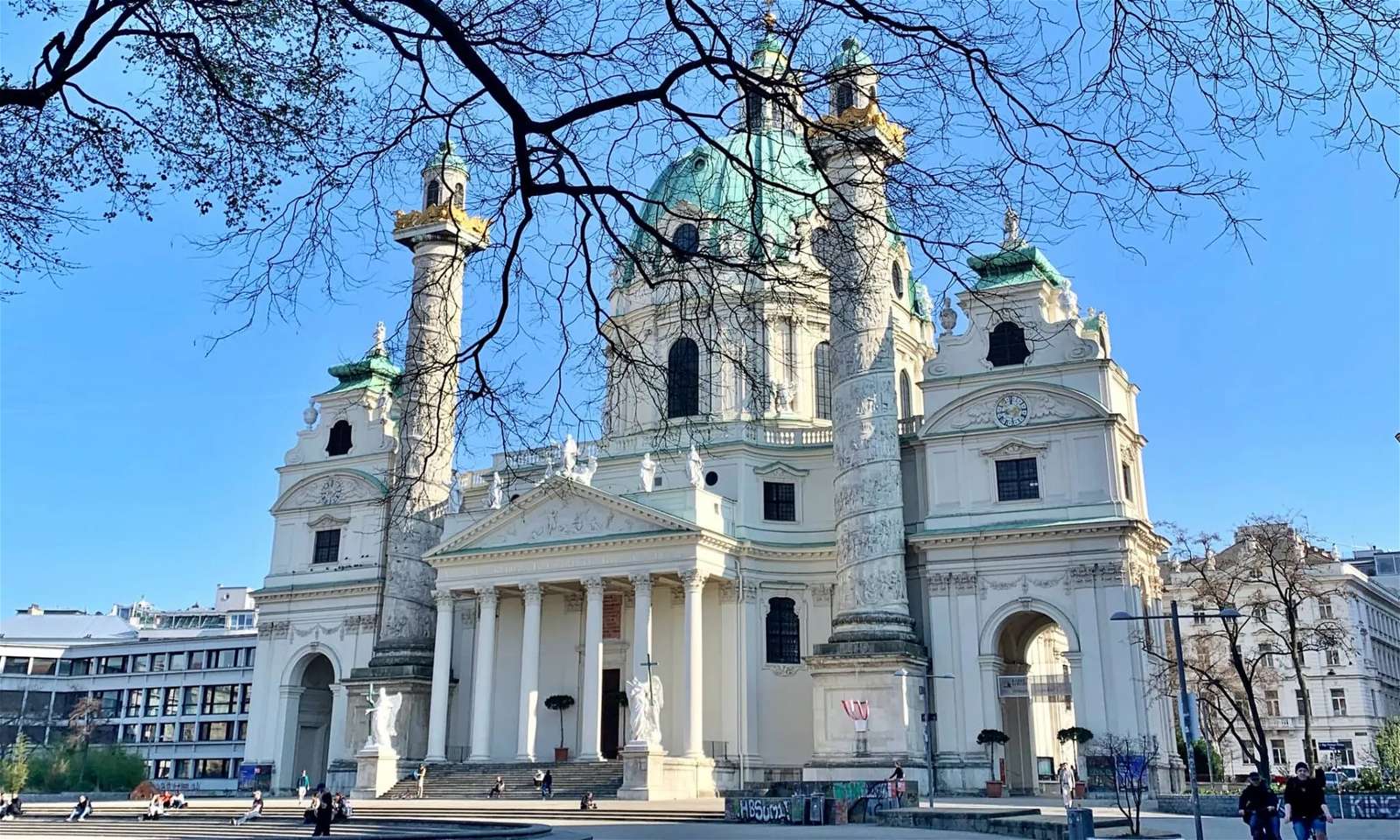 Wiedeń Karlskirche Dolna Austria puzzle online