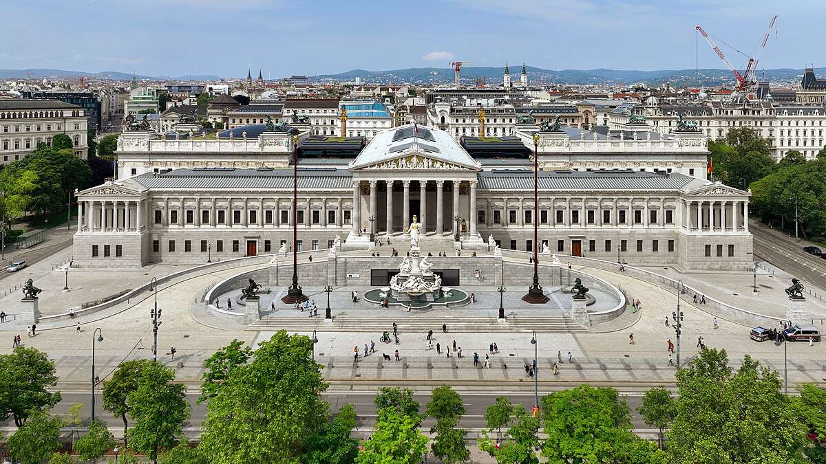 Budynek parlamentu w Wiedniu Dolna Austria puzzle online