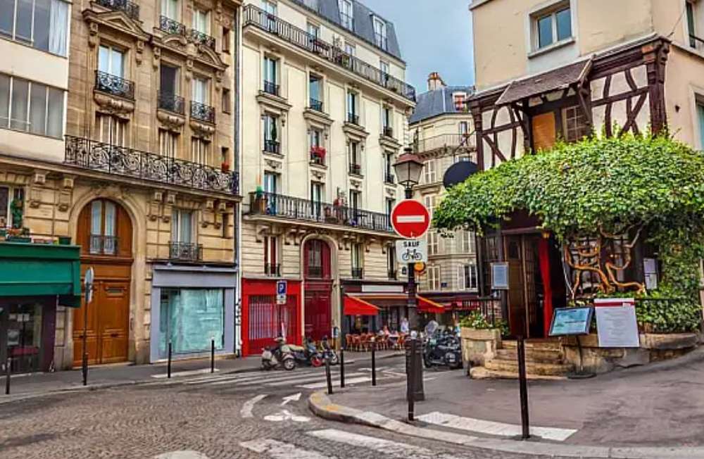 paryska uliczka puzzle online