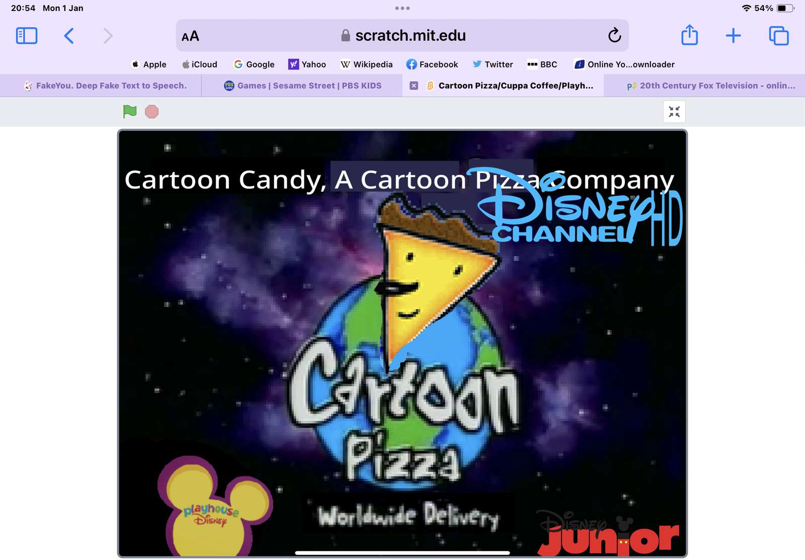 Kreskówka pizza puzzle online