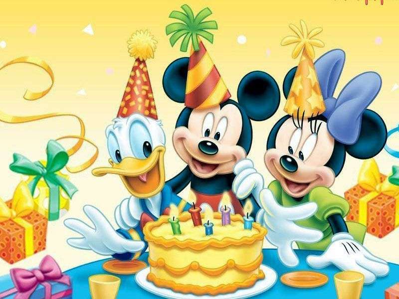 urodziny Mikiego puzzle online