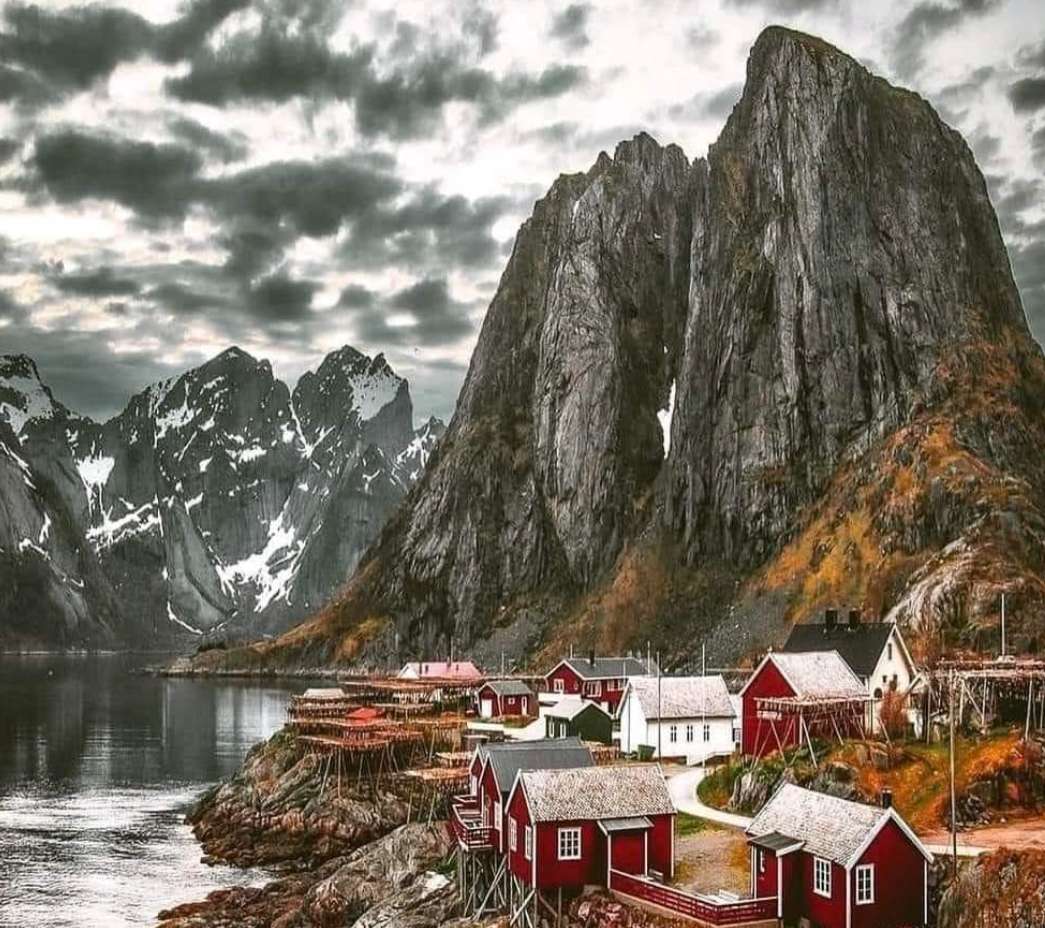 wysoko w Norwegii jest takie miejsce puzzle online