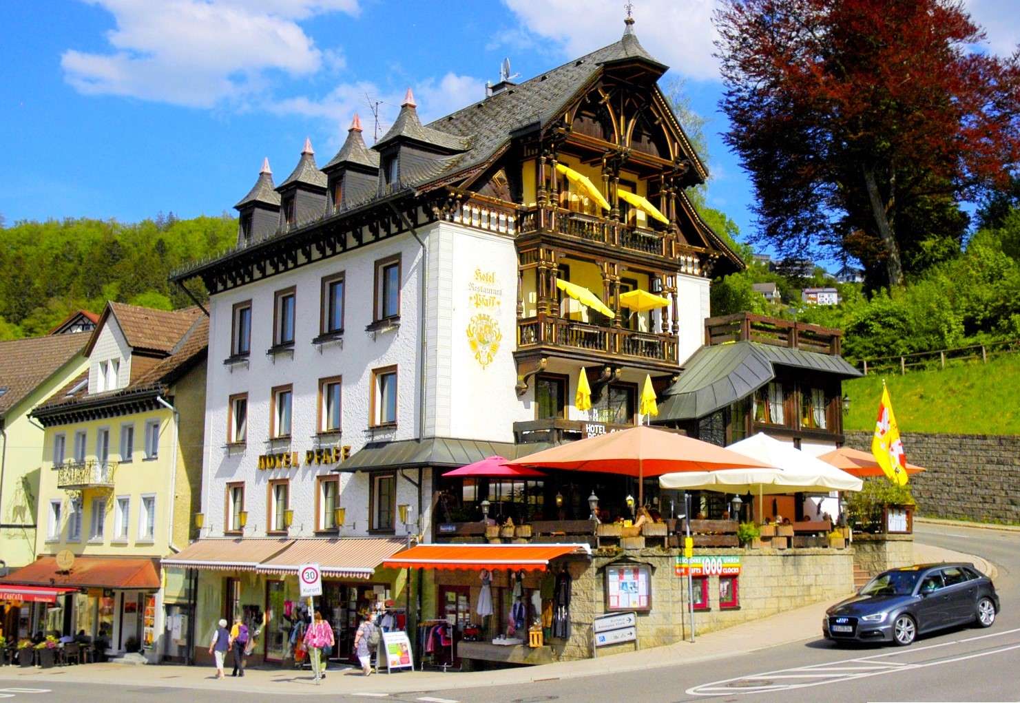 Triberg im Schwarzwald - Hotel Pfaff (Niemcy) puzzle online