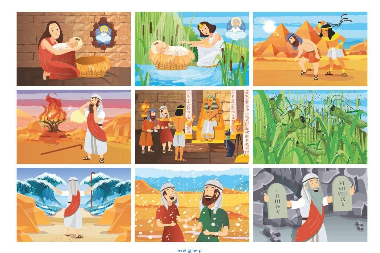 Historia Mojżesza puzzle online