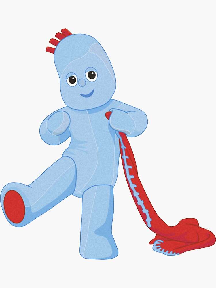 IgglePiggle In the night garden" Sticker for Sale puzzle online