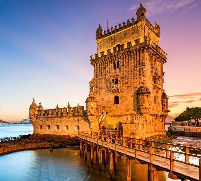 Wieża Belem stojąca w Lizbonie puzzle online