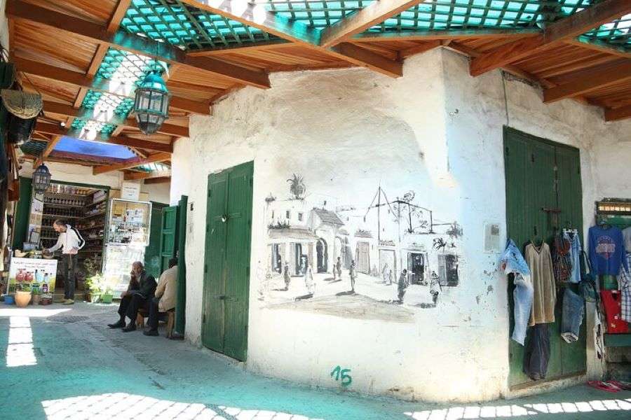Tetouan w Maroku w Afryce puzzle online