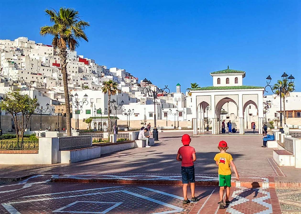 Tetouan w Maroku w Afryce puzzle online