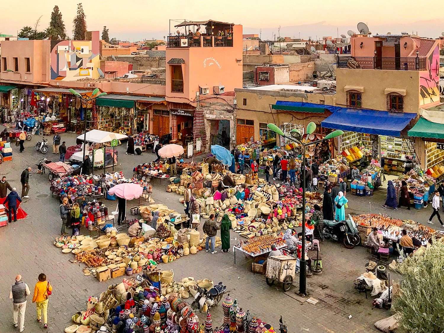 Marakesz w Maroku w Afryce puzzle online