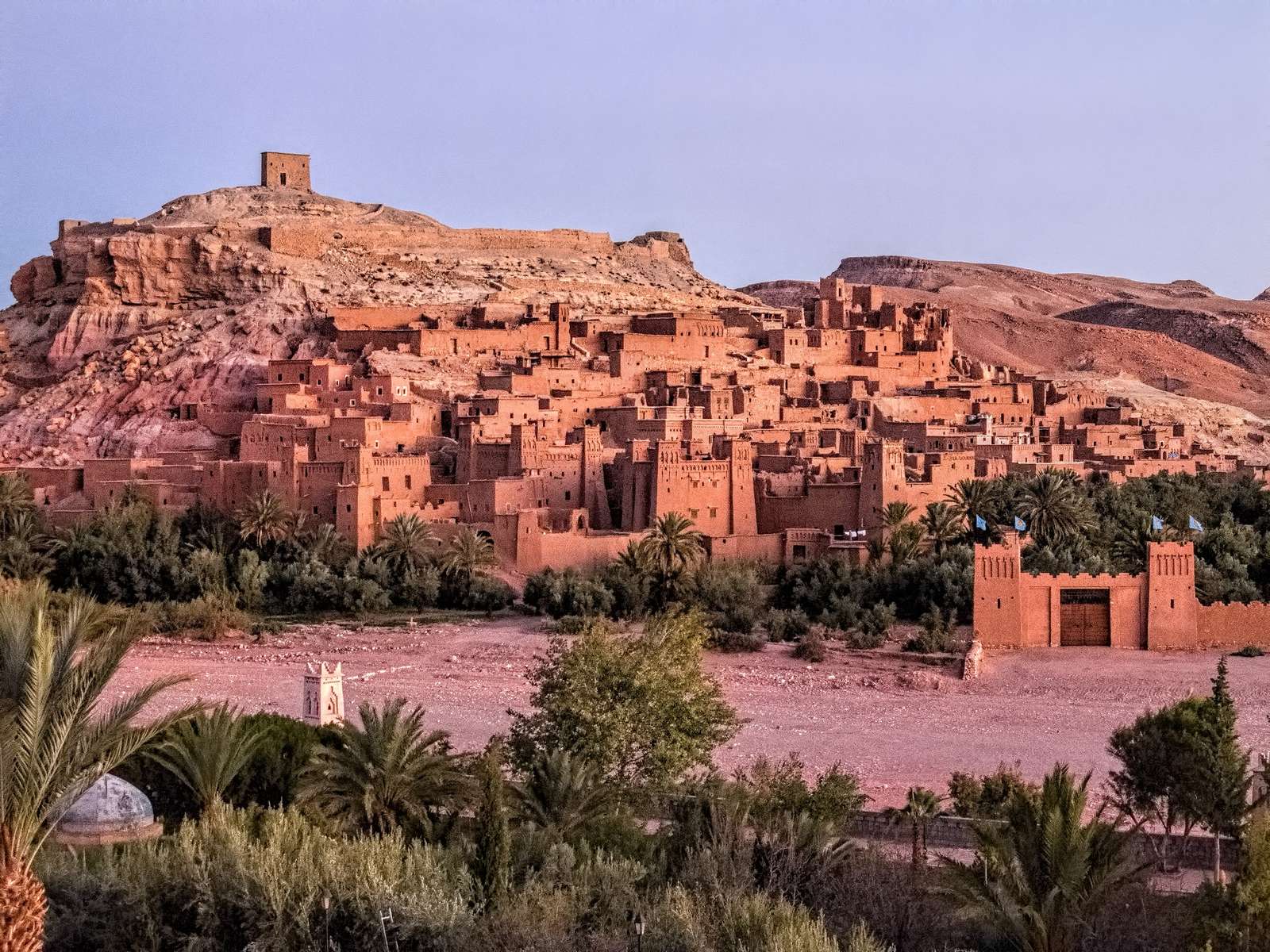Ait Ben Haddou w Maroku w Afryce puzzle online