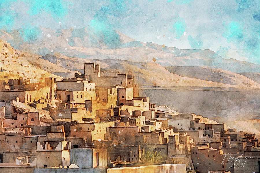 Ait Ben Haddou w Maroku w Afryce puzzle online