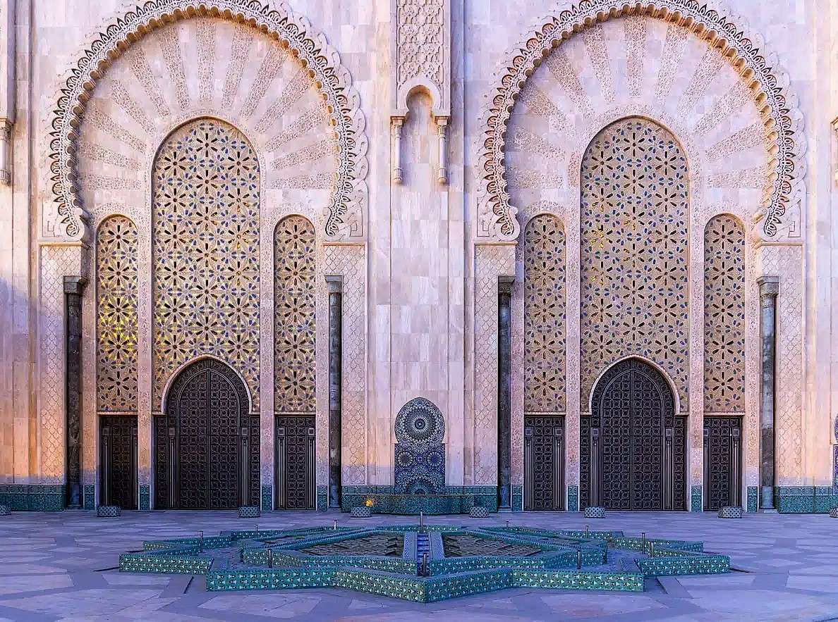 Casablanca w Maroku w Afryce puzzle online