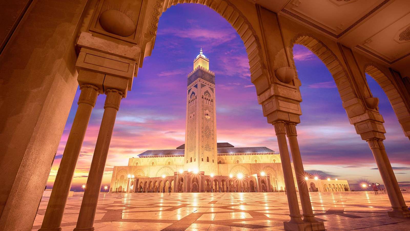 Casablanca w Maroku w Afryce puzzle online
