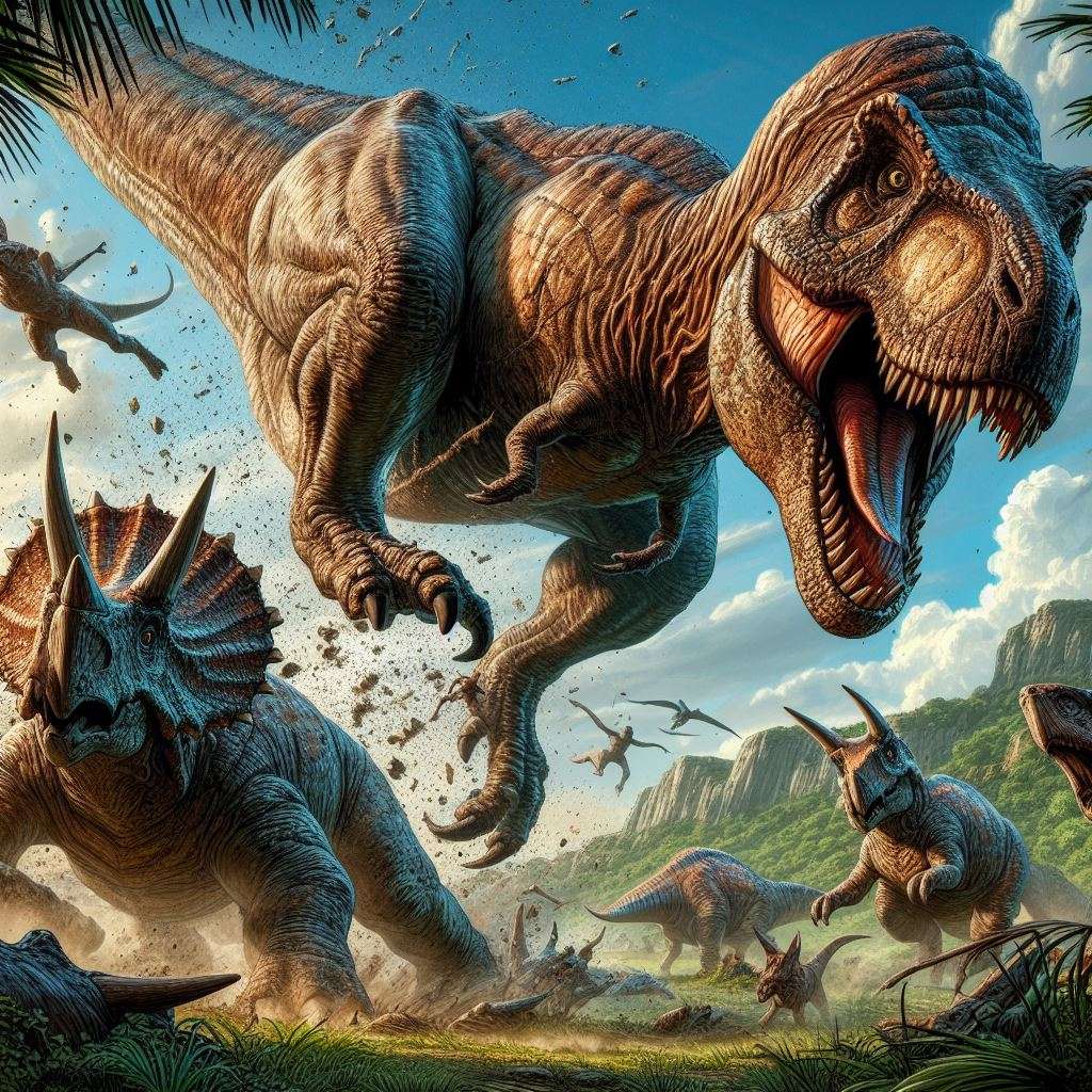Tyranozaur Rex puzzle online