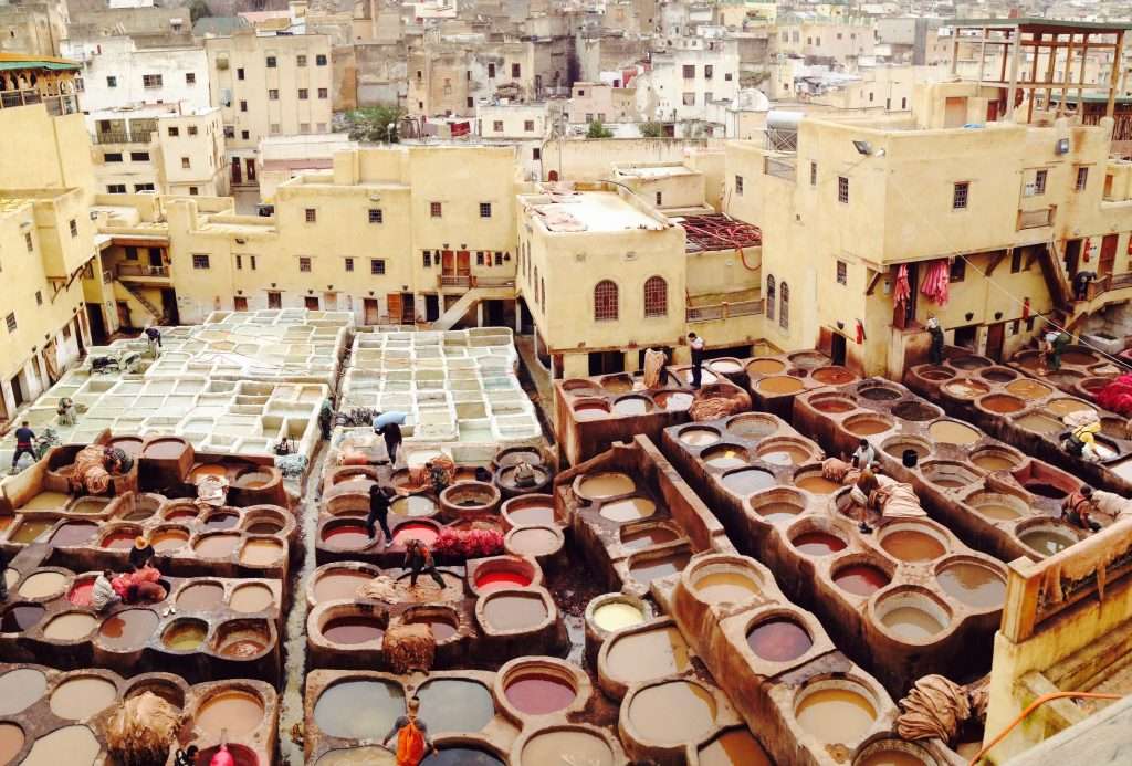 Fez w Maroku w Afryce puzzle online