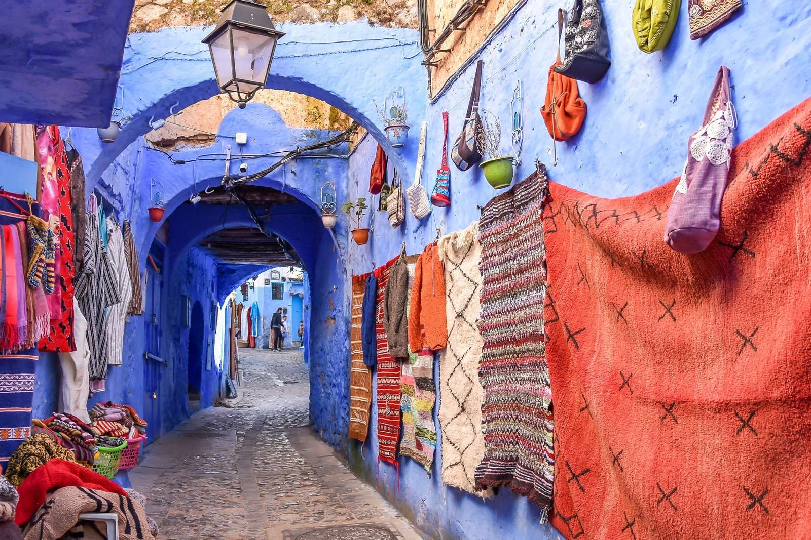 Błękitne miasto Chefchaouen w Maroku puzzle online