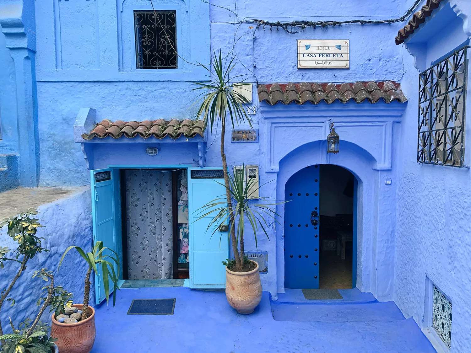 Błękitne miasto Chefchaouen w Maroku puzzle online
