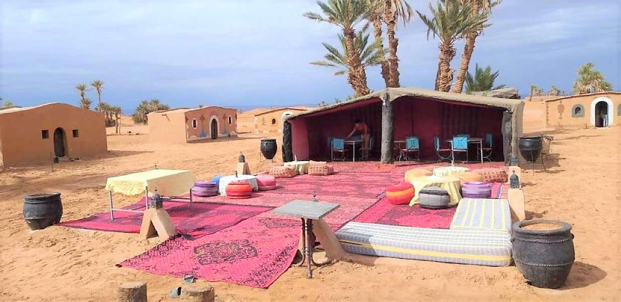 Pustynia w Maroku w Afryce puzzle online