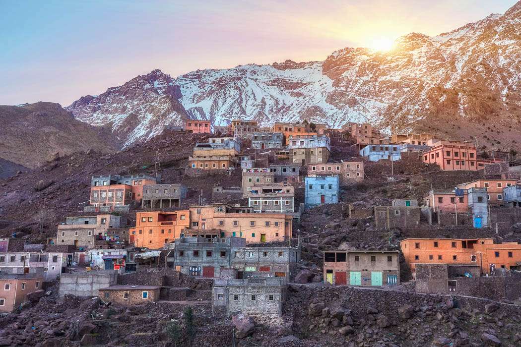 Góry Atlas w Maroku w Afryce puzzle online