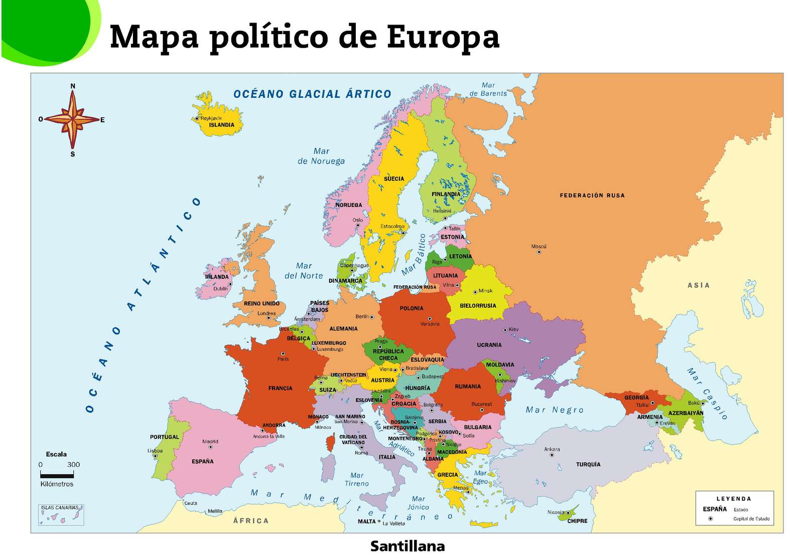 Mapuj Europę puzzle online