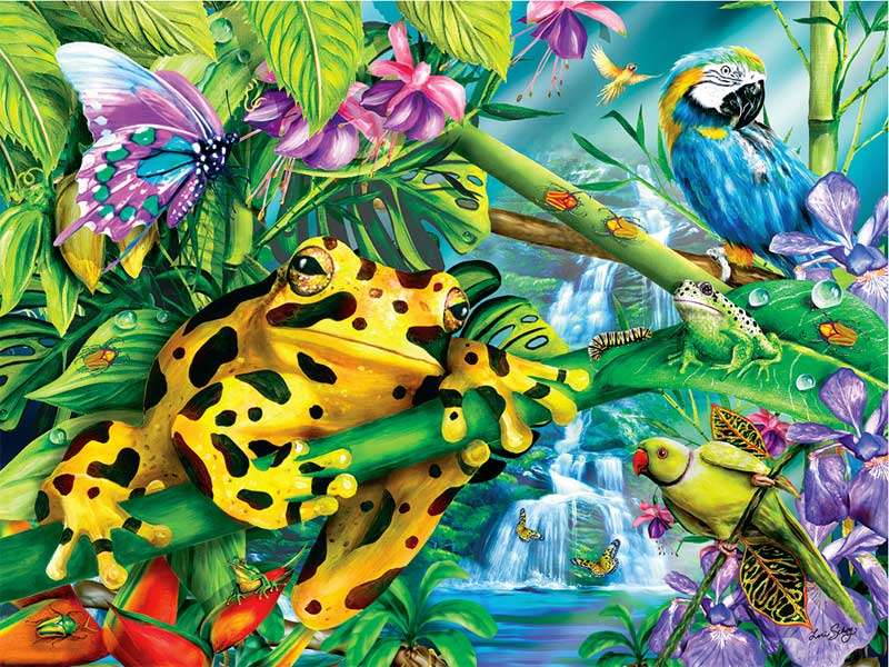 Żaba Frog (Natura) puzzle online