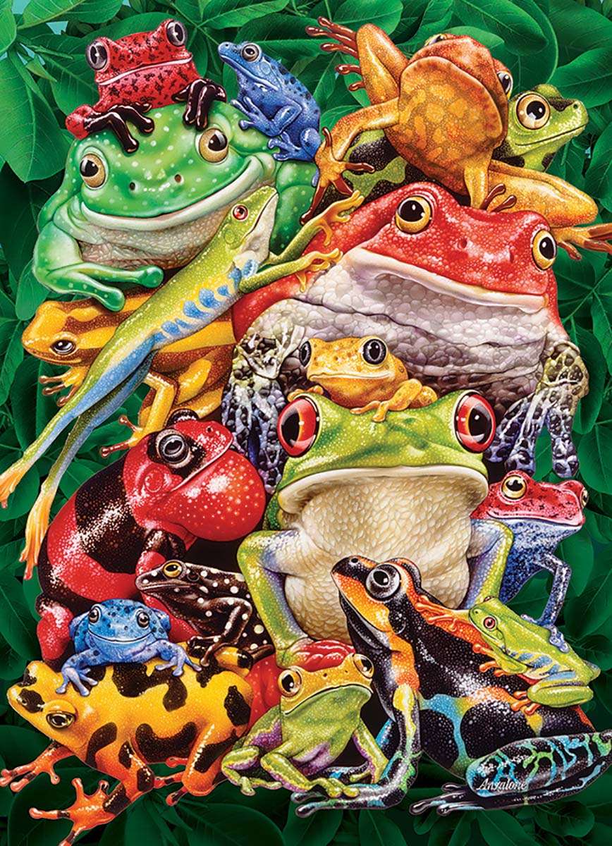 Żaba Frog (Natura /Nature) puzzle online