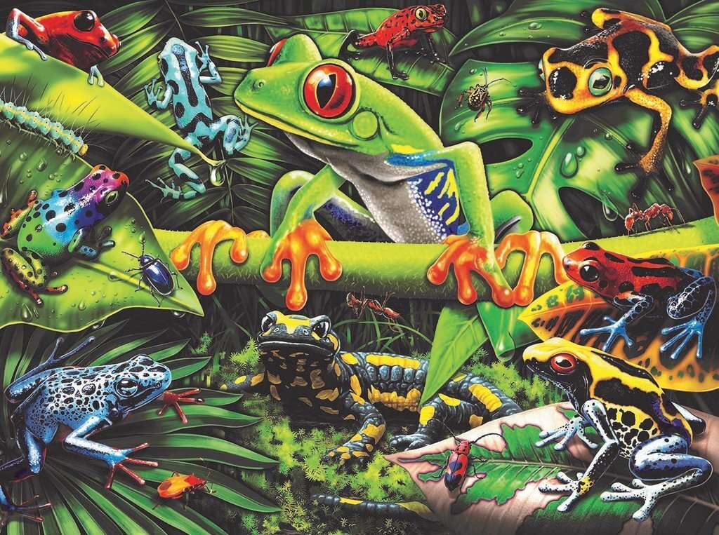 Żaba Frog (Natura /Nature) puzzle online