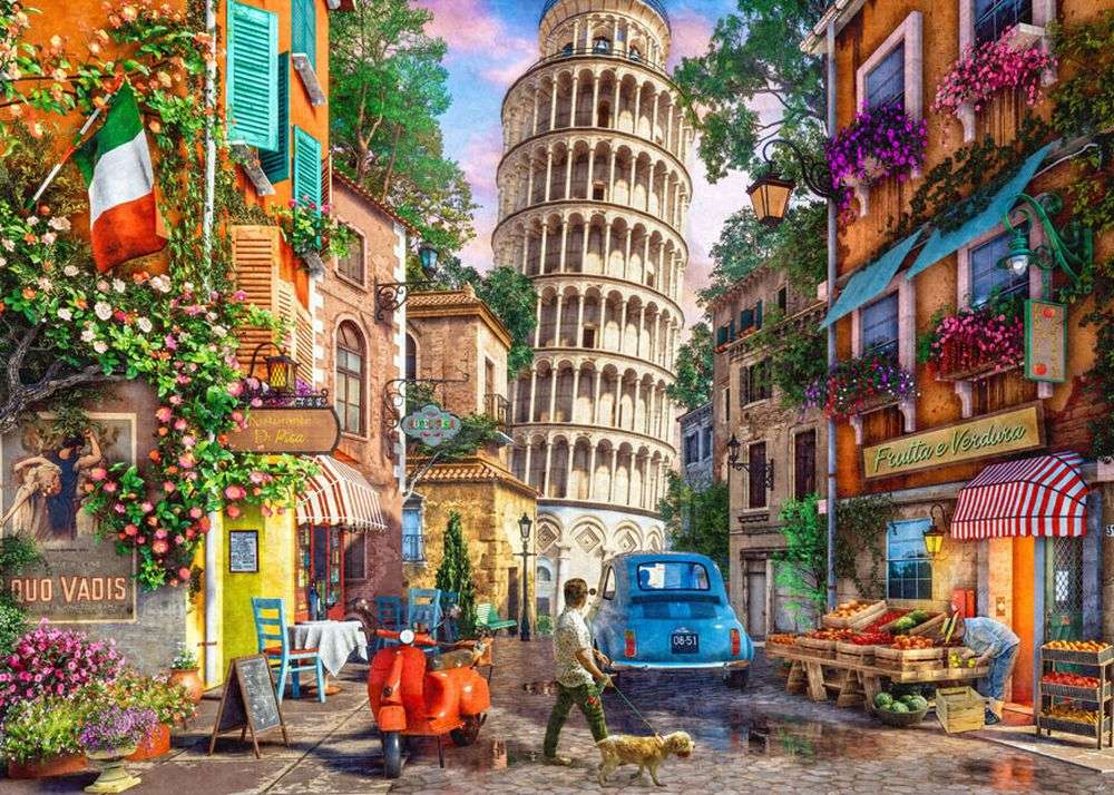 Włochy Wieża w Pizie puzzle online