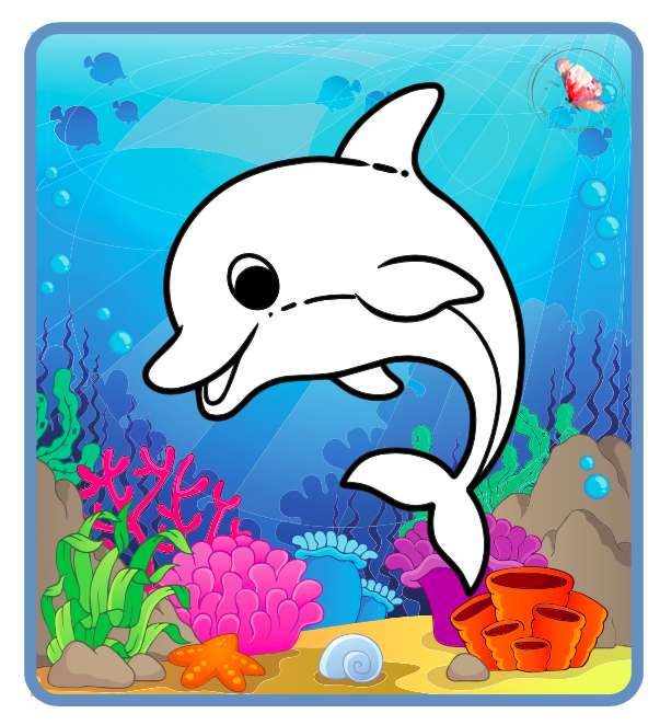 Zwierzęta morskie delfiny puzzle online