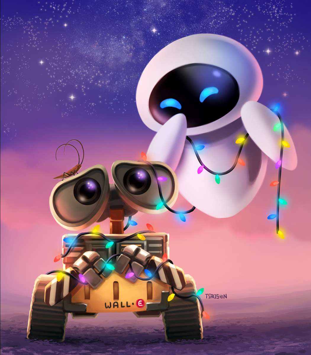 WALL-E i EVE❤️❤️❤️❤️❤️❤️❤️ puzzle online