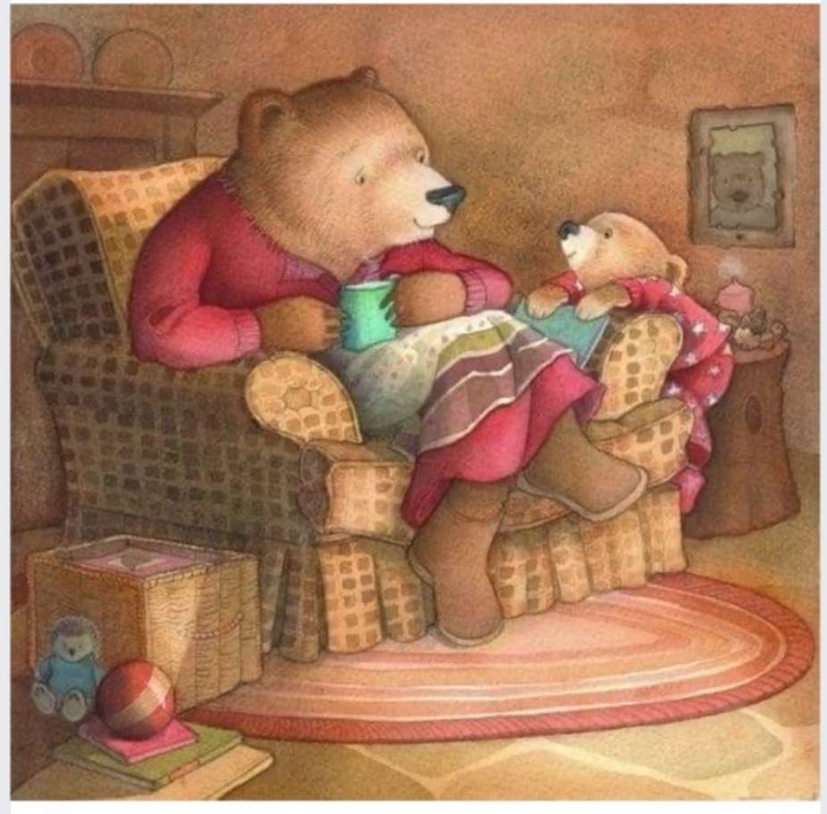 Mama Niedźwiedź w domu puzzle online