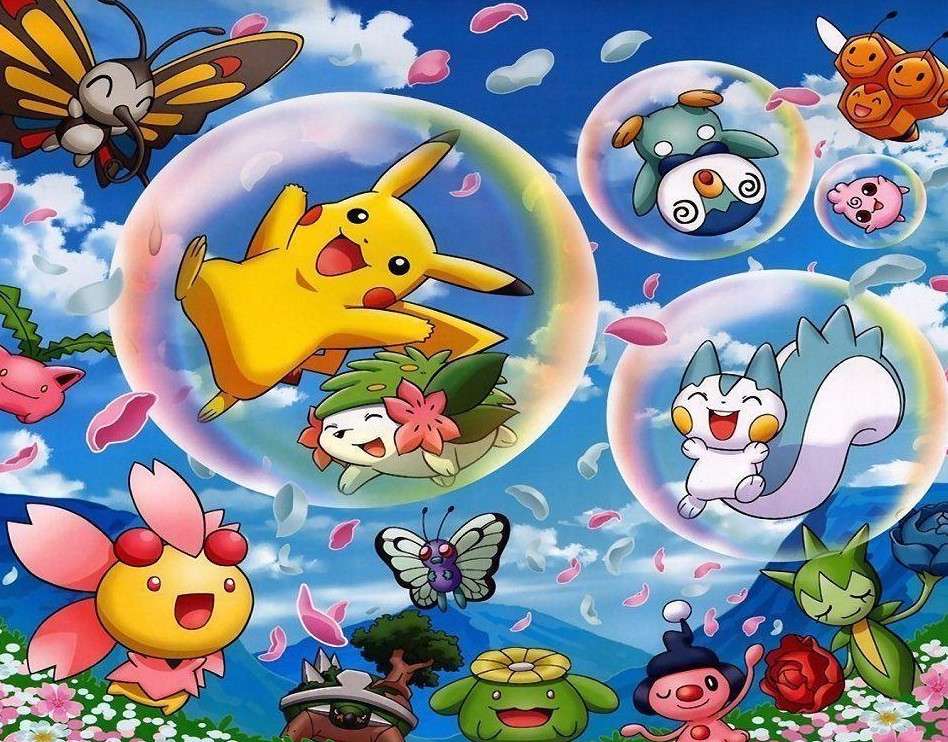 Pokemony puzzle online