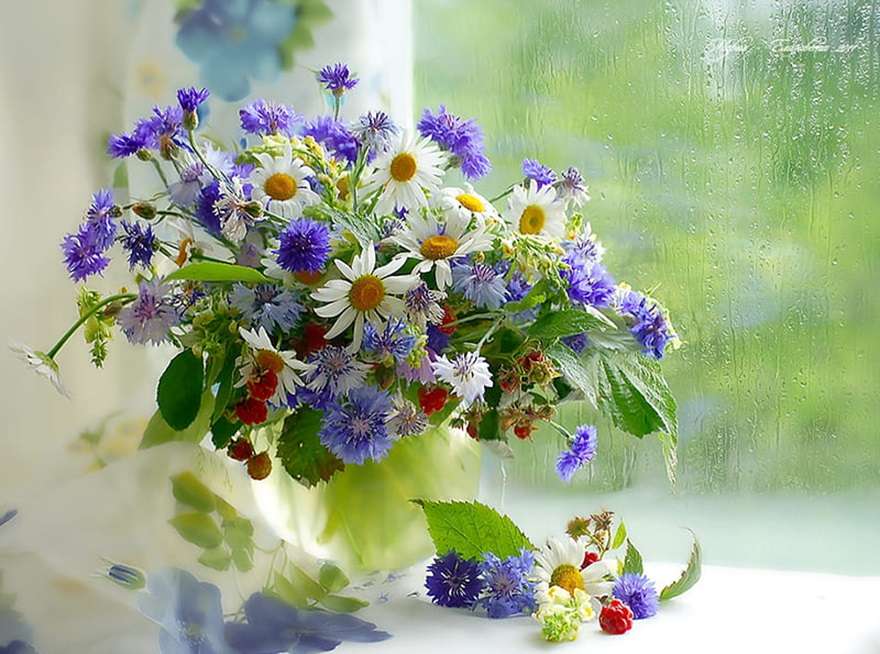 Bouquet de printemps gourmand et champêtre puzzle online