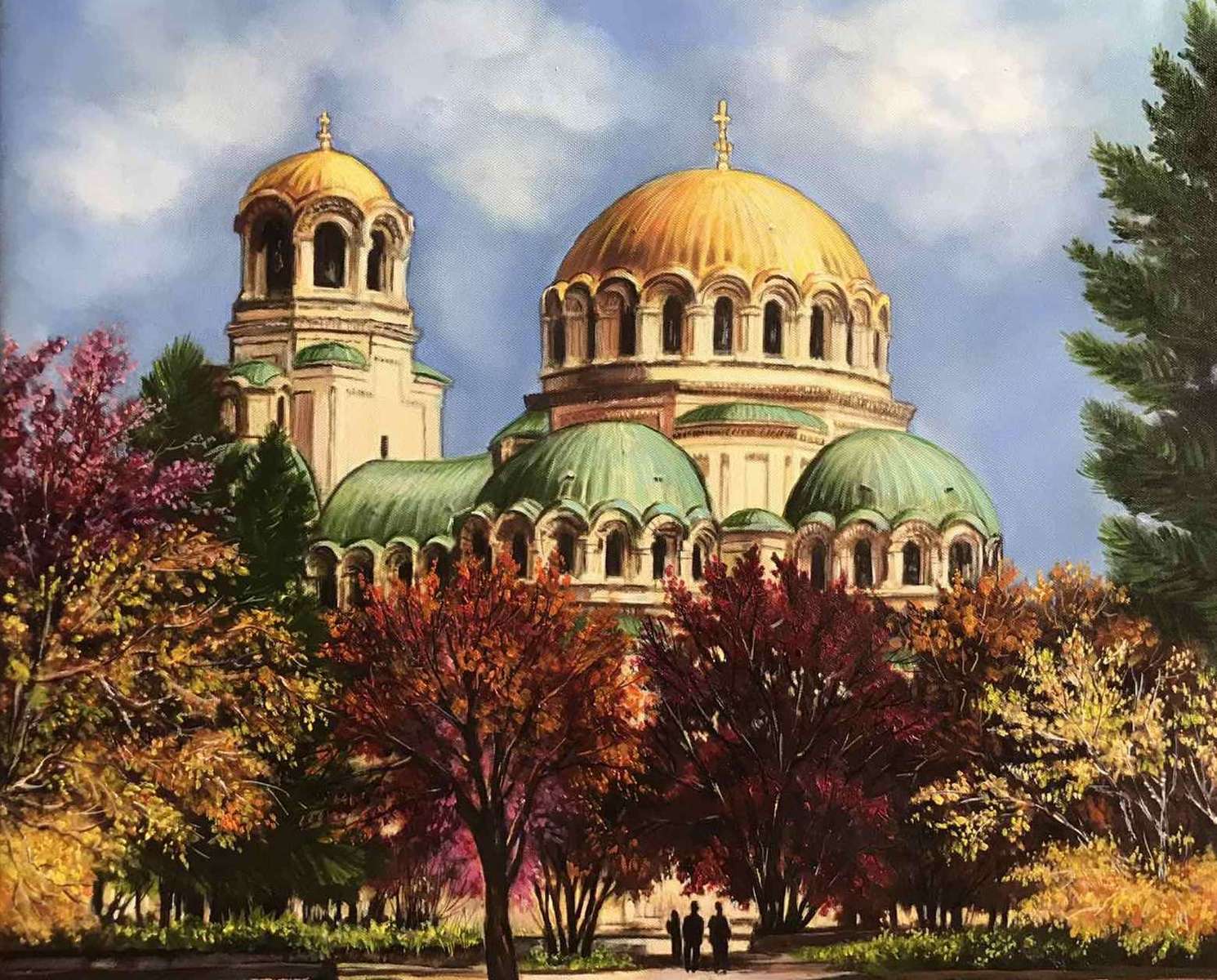 Pomnik Świątyni Aleksandra Newskiego” puzzle online