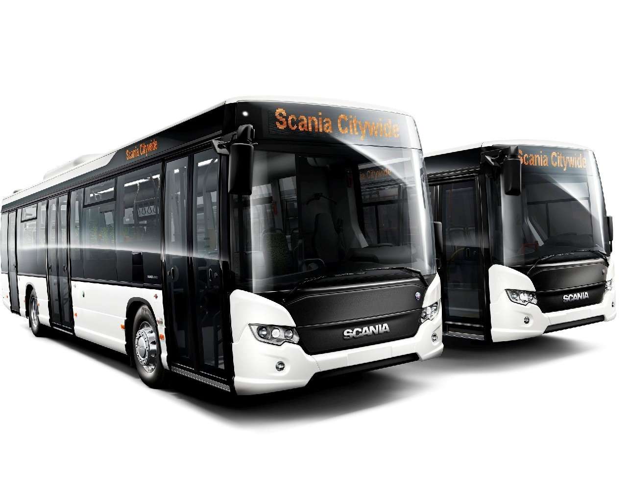 Autobus Scania na terenie całego miasta puzzle online