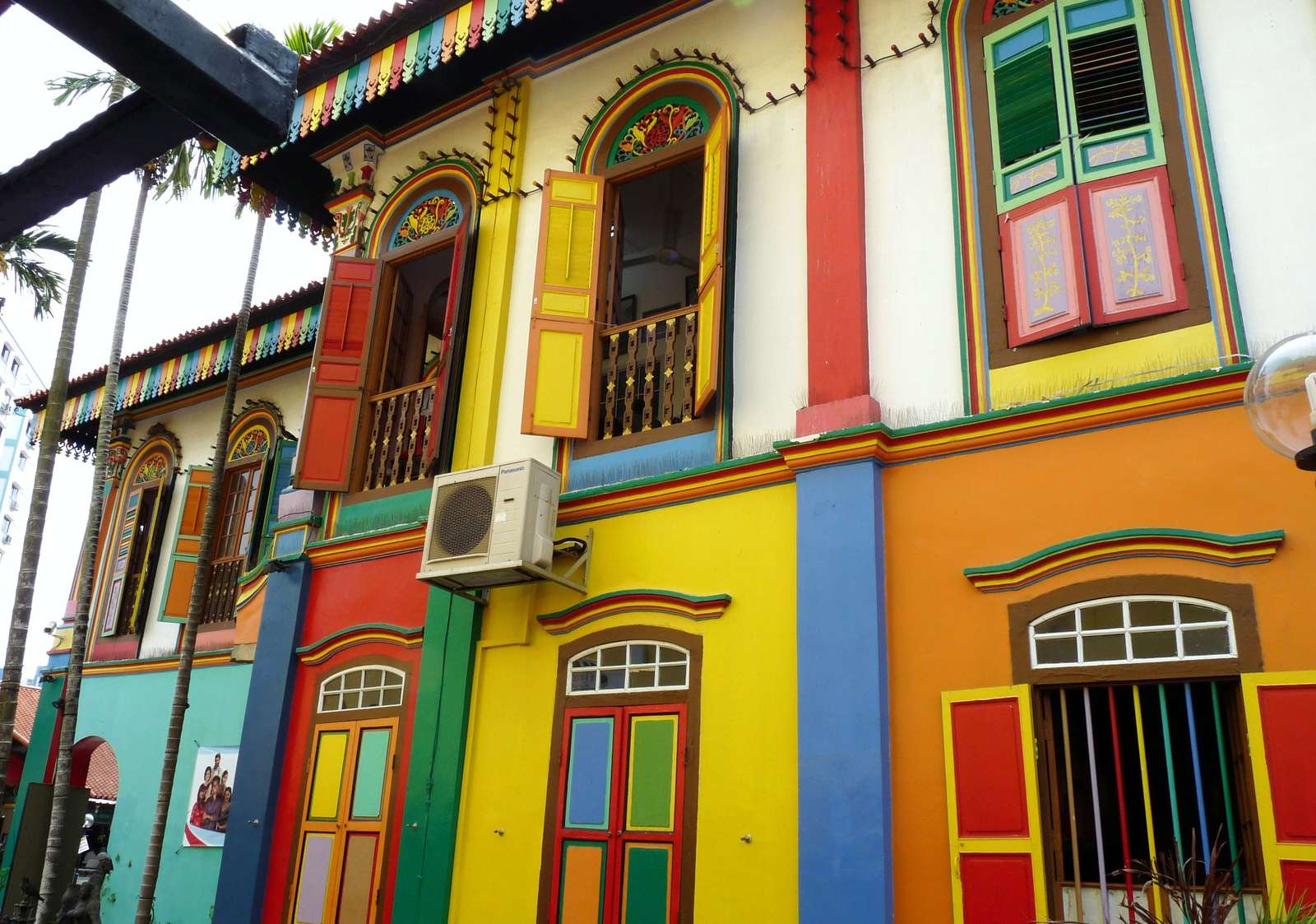 Barwne domy w Singapurze (Arab Street) puzzle online