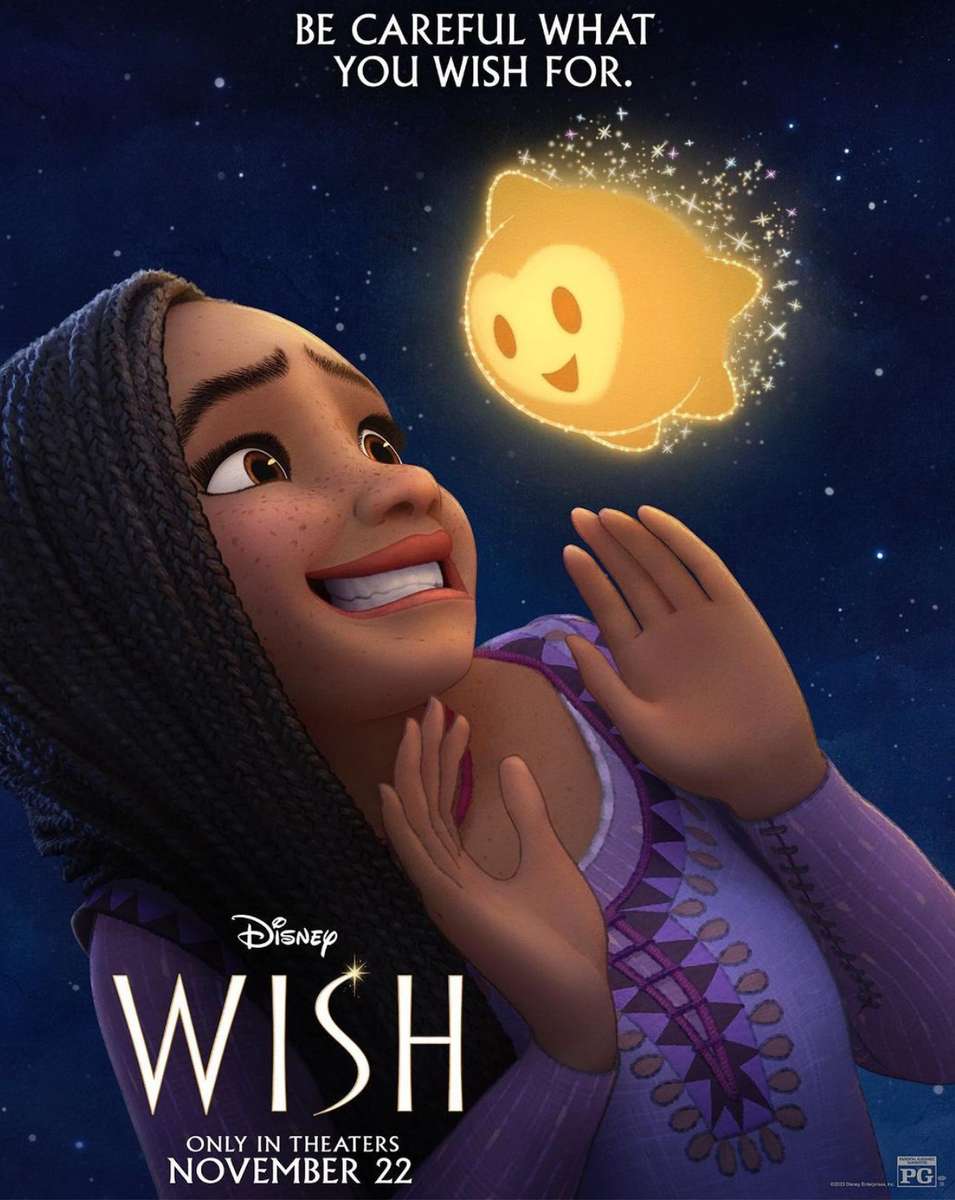 Życzenie Disneya (plakat Ashy i Gwiazdy) ❤️❤️ puzzle online