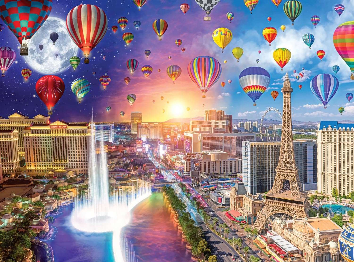 Pokaz balonowy w Vegas puzzle online