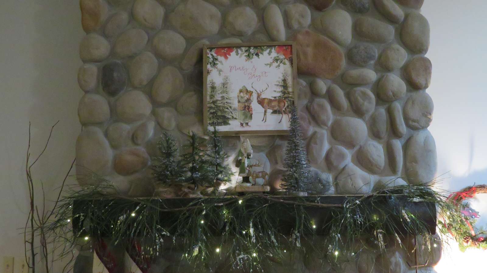 Świąteczny kominek puzzle online