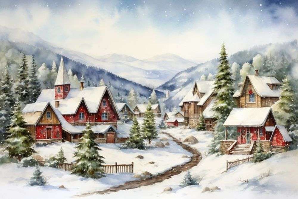 Alpejskie Święta Bożego Narodzenia puzzle online