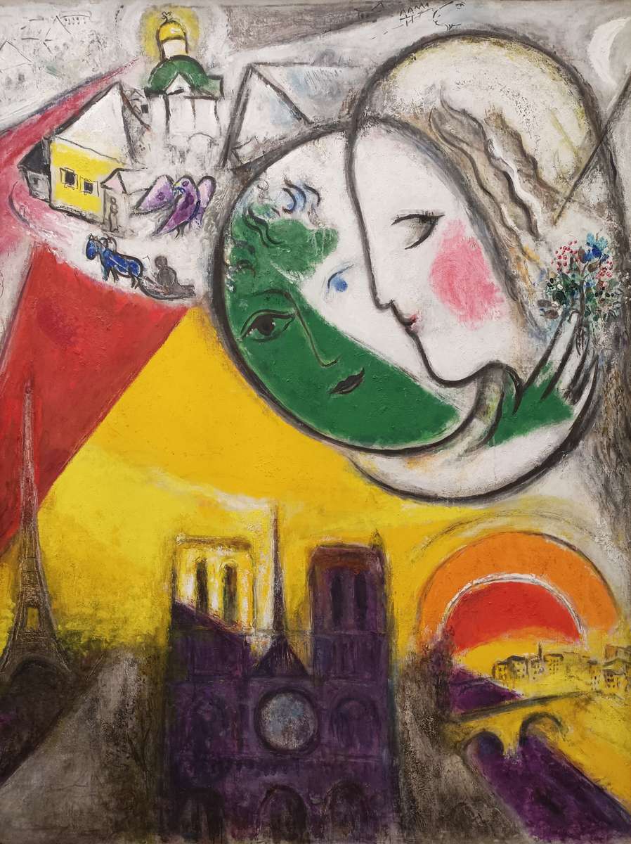 Praca Marca Chagalla puzzle online