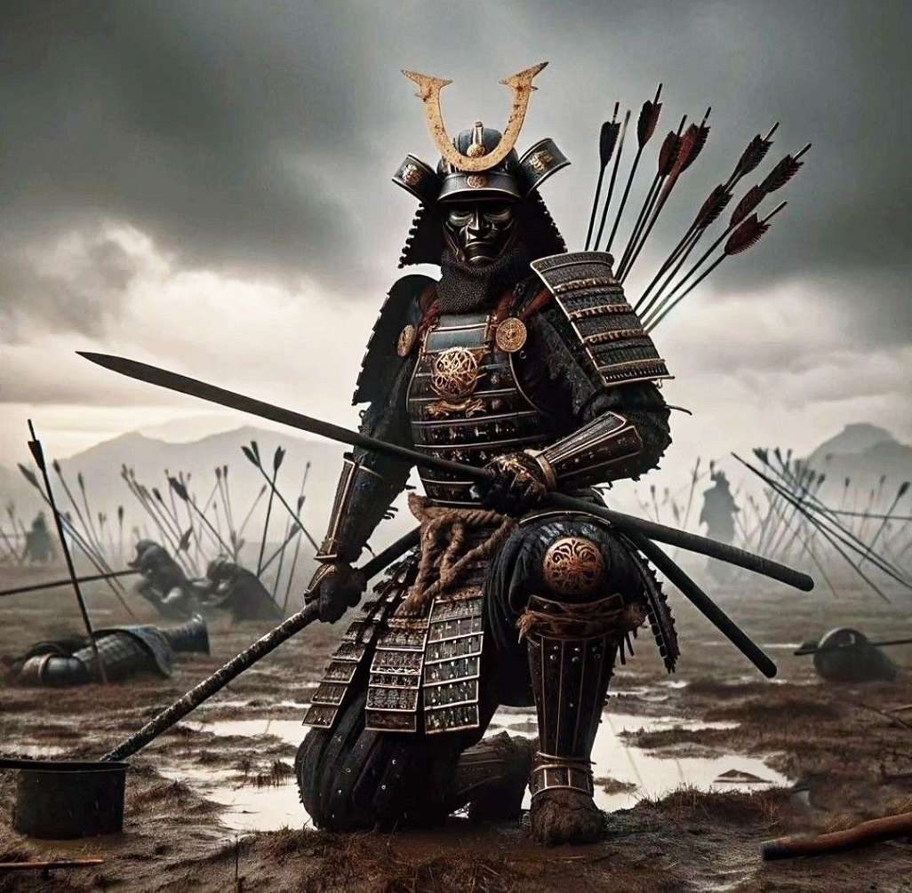 samurajski wojownik puzzle online