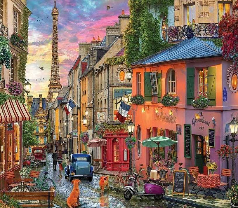 Francuska uliczka puzzle online
