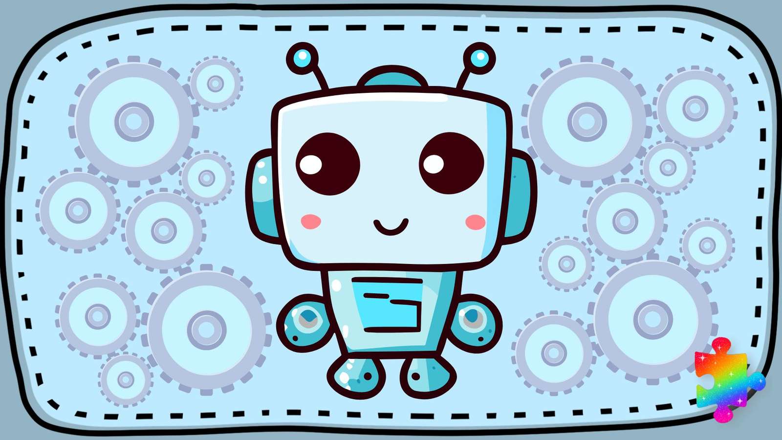 Szczęśliwy Robot puzzle online