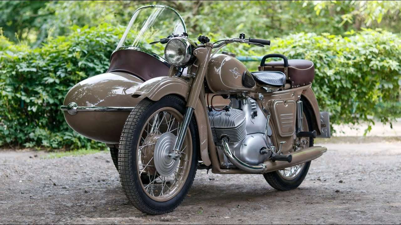 retro motocykl puzzle online