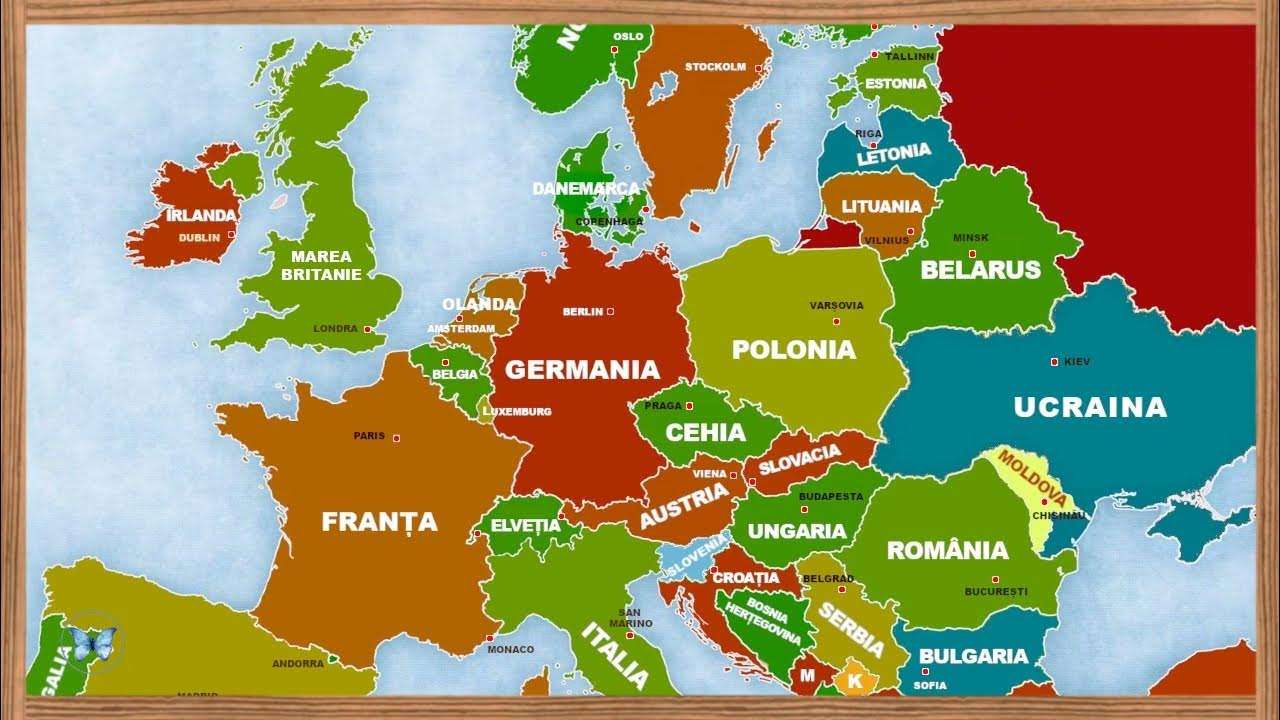 Europa - zagadka puzzle online